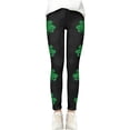 thumbnail image 6 of NAFUU Girl's Pants St Patricks Day Leaf Printed Leggings Childrens Play Party Comfortable Stretch Athletic Yoga Bottoms Pants For Girls Sizes 4-5 Years, 6 of 6