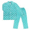 thumbnail image 3 of Angelina Girl's Cozy Fleece Notch Collar Pajama Set with Pockets (1-Pack), 3 of 3
