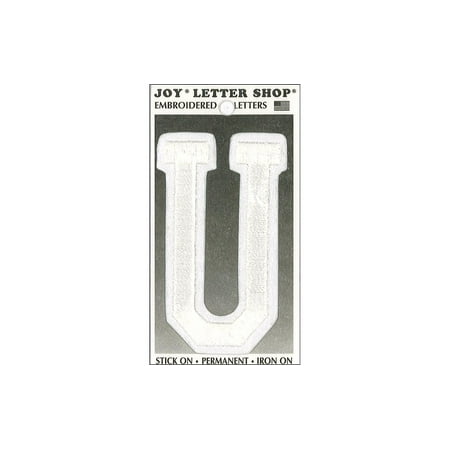 Joy Iron Letters - Joy Applique Letter Iron On Varsity 3
