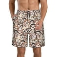 thumbnail image 1 of Fotbe Brown Sloth Trajes de Baño Estampados para Hombre, Shorts de Verano de Secado Rápido, Ropa de Playa, Bañadores-X-Large, 1 of 6