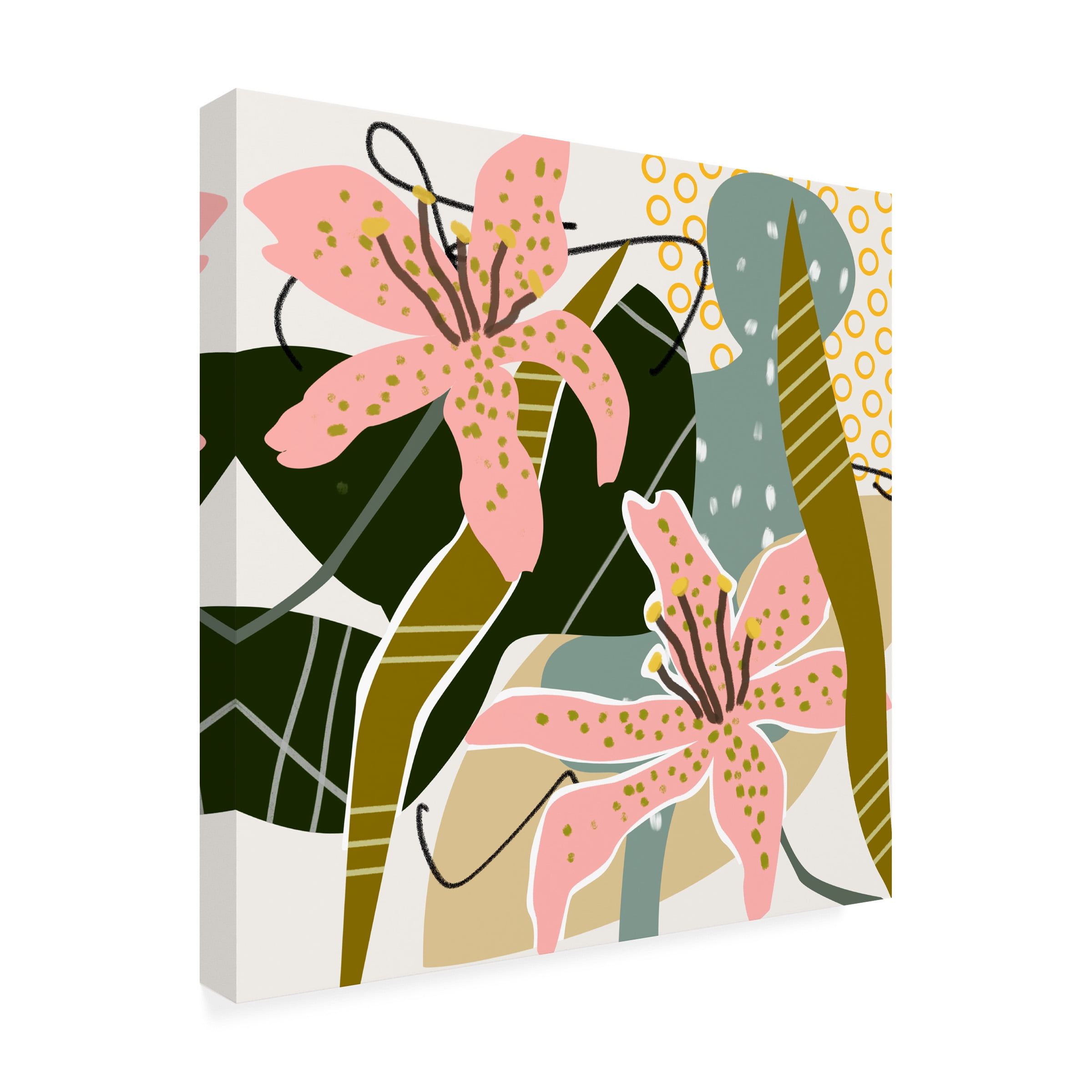 Melissa Wang 'Lily Valley I' Canvas Art