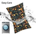 thumbnail image 5 of KLL Colorful Plants Mushroom Pillow Covers Envelope Closure,Super Soft and Cozy Fuzzy Fleece Pillow Case Cover 20"x30", 5 of 5