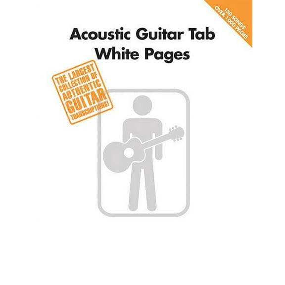 Acoustic Guitar Tab White Pages, (Paperback)