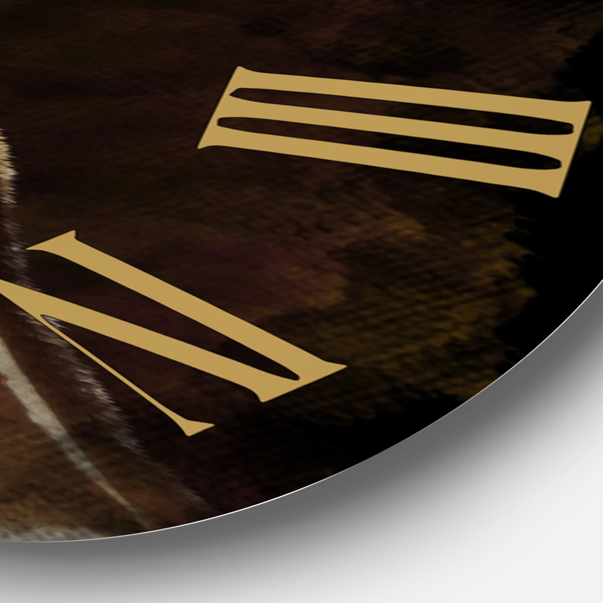 Designart 1 in Farmhouse Wall Clock