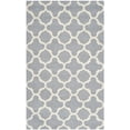 thumbnail image 2 of SAFAVIEH Cambridge Leonard Geometric Wool Area Rug, Silver/Ivory, 4' x 6', 2 of 7