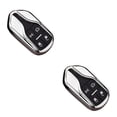 thumbnail image 3 of Speravity Car Key Case FOB Holder Reemplazo para Quattroporte Levante Smart Key Case Cover Car Styling Plata 2piezas, 3 of 6