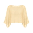 thumbnail image 4 of Loyisod Womens Summer Mesh Sheer Poncho Crop Tops Batwing Sleeve Oversized Beach Cover Up Sexy Lightweight Crochet Shrug Shawl, 4 of 4