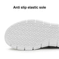 thumbnail image 4 of Zapatos para caminar de malla para hombre Zapatillas de deporte de malla plana Soporte para arco Sólido para viajes al aire libre, 4 of 8