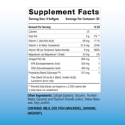 EyeScience Dry Eye Formula with Omega-3s (EPA & DHA) - Advanced Ocular Nutrition - 90 Softgels