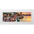 thumbnail image 1 of May 32x13 White Modern Wood Framed Museum Art Print Titled - Brooklyn Cafe, 1 of 4