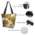 thumbnail image 4 of Fotbe Lazy Home Style Guinea Pig Bolsa de Playa con Estampado, Bolsa de Hombro, Bolsa de Mano Espaciosa, Bolsa de Viaje Ligera, Bolsa de Compras Versátil, 4 of 6