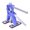 Blue, variant on Manual Car Dent Puller with Control Knob, Support Pads Pull Tab Workflow for Door Ding and Panel Service Jobs
