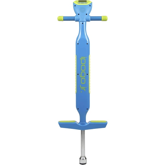 Flybar iPogo Jr. - Worlds First Interactive Counting Pogo Stick for Kids Ages 5 to 9 (Blue)