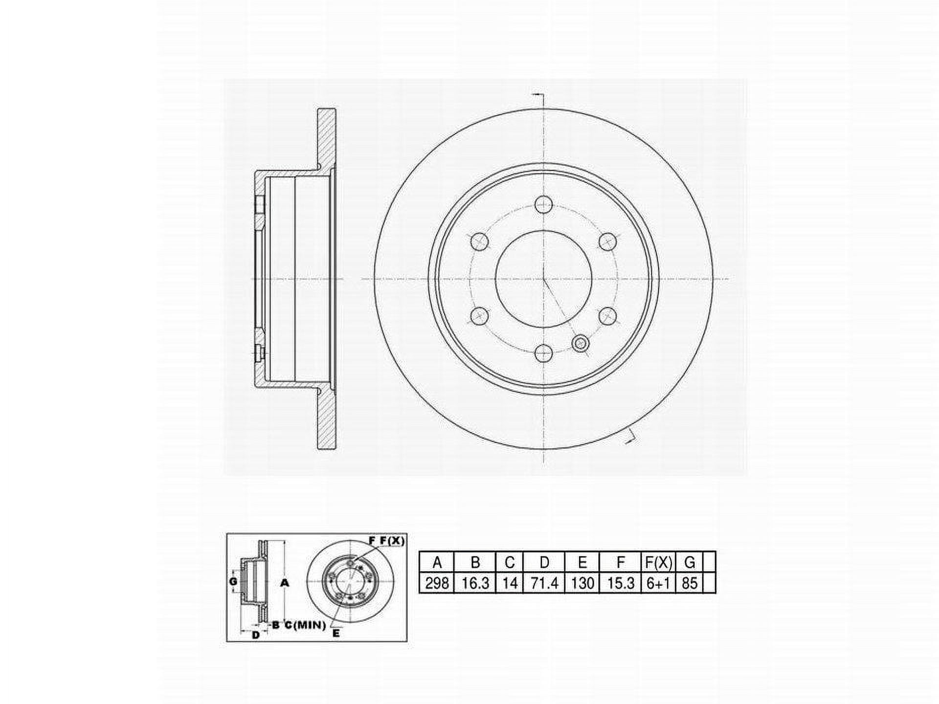 Ultra High Carbon 1000 Brake Kits, Rear UHCK10129, Mercedes-Benz Sprinter 2500 2018-2010