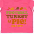thumbnail image 4 of Inktastic Football Turkey and Pie Girls Toddler T-Shirt, 4 of 5