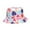 Dark Blue, variant on Animal Floral Printed Bucket Sun Hat For Kids Sports Daily Relax Ages 1-5