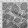thumbnail image 3 of oneOone Cotton Silk Black Fabric Asian Paisley Fabric For Sewing Printed Craft Fabric By The Yard 42 Inch Wide, 3 of 4
