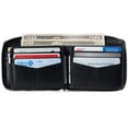 thumbnail image 2 of Alpine Swiss Zipper Bifold Wallet for Men Women RFID Protected Genuine Leather, 2 of 6