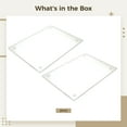 thumbnail image 6 of 2 Pcs Acrylic Cutting Boards for Kitchen Counter, Chopping Board Set, Transparent Cutting Boards with Non-Slip Feet, 15.7 x 11.8 in, Multi-Purpose Use, 6 of 6