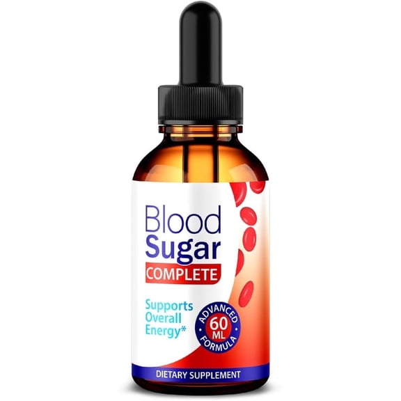 Blood Sugar Complete Drops, Official Blood Support In Liquid Form, All Natural Formula To Maintain Stable Levels, Supports Energy and Overall Health, BloodSugarComplete En Gotas Reviews (30 Servings)