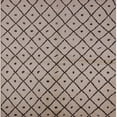 thumbnail image 1 of Ahgly Company Indoor Square Mid-Century Modern Puce Purple Solid Area Rugs, 3' Square, 1 of 6