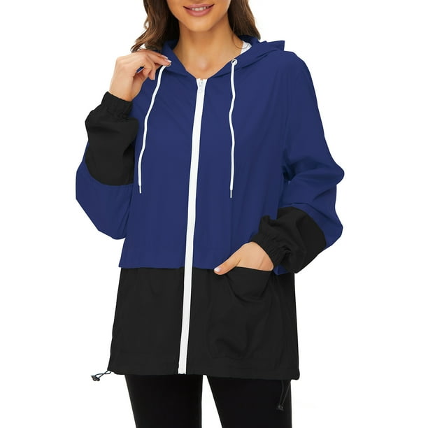 American Trends Rain Coats for Women Waterproof with Hood Packable Rain