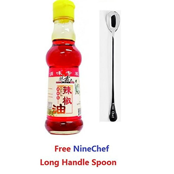 NineChef Bundle - Spicy King (Chuan Ba Wang) Chili Oil 150ml (Pack of 1) + 1 NineChef ChopStick