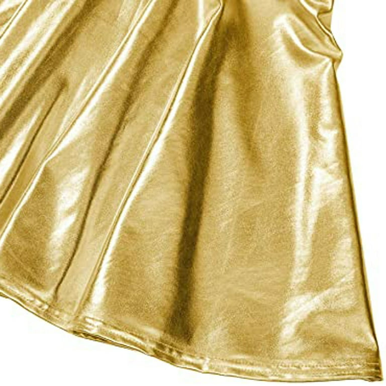 Women's plus size clearance maxi skirts gold