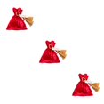 thumbnail image 3 of Inteprter Candy Drawstring Bag Holiday Wedding Celebration Cookies Favores Presente Regalos Organizador Paquete Bolsa Niños Niños Rojo Type1 NO1, 3 of 6
