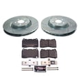 thumbnail image 3 of PowerStop Front Z23 Evolution Sport Carbon-Fiber Ceramic Brake Pad and Drilled & Slotted Rotor Kit Fits: SUBARU Select Models K4549, 3 of 10