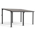 thumbnail image 2 of 10 ft.×14 ft. Hardtop Outdoor Gazebo Pergola Aluminum Framed with Sloping Pitched Roof for Garden, Patio, 2 of 7