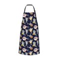 thumbnail image 2 of Fuzoiu Sharks In Sunglasses Print Adjustable Waterproof Apron with Pockets,Waterproof Apron for Cooking, Gardening, and Art Projects, 2 of 8