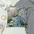 thumbnail image 2 of Fenyluxe  Hydrangea Gray Buffalo Plaid Summer Throw Pillow Cover, Flower Cushion Case for Sofa Couch 18x18in, 2 of 5