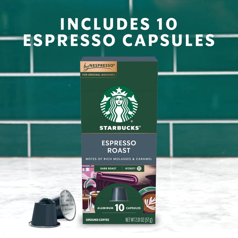 Starbucks Nespresso Original Coffee Capsules, Dark Roast Espresso