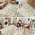 thumbnail image 5 of Spring Daisy Area Rugs 3'x5', Washable Small Throw Rugs for Living Room Bedroom, Farmhouse Vintage Botanical Blossom Florals Indoor Outdoor Rug Non-Slip Low Pile Carpet Runner Reversible Floor Mats, 5 of 8