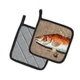 thumbnail image 2 of Carolines Treasures 8736PTHD Paire de Porte-Pots de Poisson Rouge, 7,5 x 3 x 7,5 Po., 2 of 3