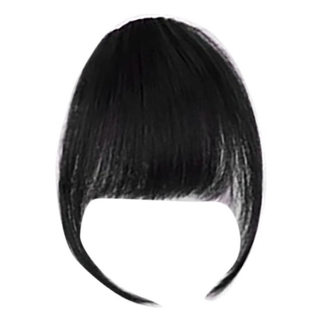 Frange à Clip Cheveux Humains, Frange à Clip Naturelle pour Filles et Femmes