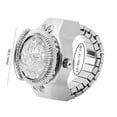 thumbnail image 4 of Quartz Ring Watch, Simple Rose Flower Ring Watch, For Most Women Beautiful Girls White,Blue, 4 of 8