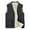 Grey, variant on Men's Tailored Lamb Leather Vest Coat Fitted Outerwear for Style and Warmth