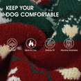 thumbnail image 4 of IECOii Dog Sweater Christmas Warm Dog Sweaters for Medium Dogs Thick Knitted Turtleneck Dog Winter Vest,Red,L, 4 of 9