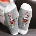 thumbnail image 4 of Dengmore Christmas Winter Stockings Cotton Socks Elks for Men and Women Color Blocking Breathable Stockings Christmas Gifts, 4 of 4