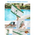 thumbnail image 3 of St. Patrick's Day Gnomes Clover Beach Towels Blanket Soft & Absorbent Quick Dry Microfiber Irish Green Buffalo Check Plaid Clover Pool Towels for Swimming ,Yoga, Sports, Gym, Camping,Large 30X60in, 3 of 7