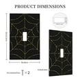 thumbnail image 3 of KLL Golden Spider Web Pattern Electrical Outlet Covers, 3" x 5" 1 Pack Electric Receptacle Plug Covers for Decorator Receptacle Outlet & Switch-Style T, 3 of 6