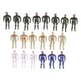 thumbnail image 2 of 20 piezas adornos para Wargame Soldier Soldier Figure Model Layout Colors CUTICAT Disposición de la figura de acción, 2 of 7