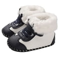 thumbnail image 3 of PEASKJP Ankle Boots for Baby Stay On Infant Slippers Socks Shoe, Blue 13（3）, 3 of 5