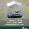 thumbnail image 3 of Perky-Pet Clear Window Wild Bird Seed Feeder – 1.5 lb Capacity, 3 of 16