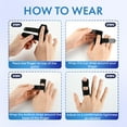 thumbnail image 4 of EcoNesxp Suitable for thumb finger support bracket finger stabilizer 4 pieces trigger finger splint piece trigger finger splint, 4 of 5