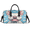Blue, variant on Cute Pig Faces Travel Duffle Bag for Men Women, Pink Pig Gym Sport Bag Lightweight Waterproof Weekend Overnight Carry On Tote