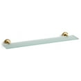 thumbnail image 2 of Kohler K-14440 Purist 22-1/2" Brass And Tempered Glass Bathroom Shelf - Vibrant Brushed, 2 of 7