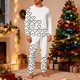 thumbnail image 1 of TaTaai Cozy Couple Matching Pajama Set, Christmas Valentine's Day Matching Loungewear, Long-Sleeve Round Neck Double Pocket Set Gift, 1 of 8